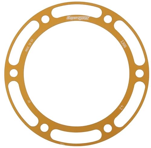 Edge-Disc Supersprox 530 LK 160,0mm Ø 134mm 42Z 6-Loch gold für Edge Kettenrad von MXT