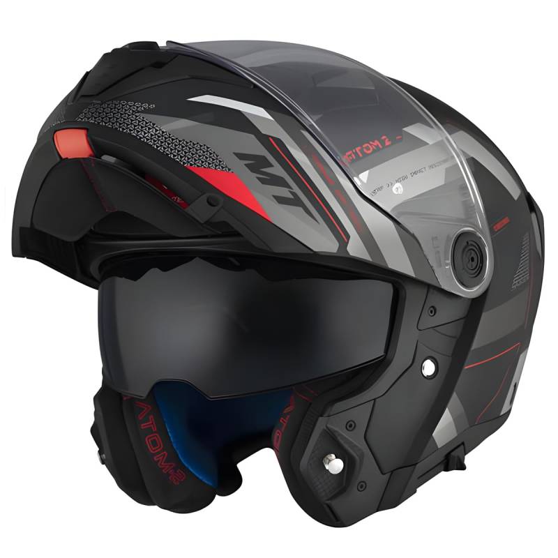 Flip-Up Helm MT Helmets Atom 2 Bast SV ECE 22.06 von MXT