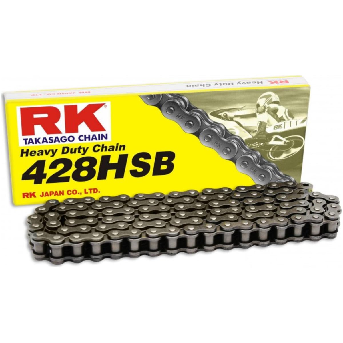 Kette RK Standard 428HSB / 124 Clipschloss von MXT