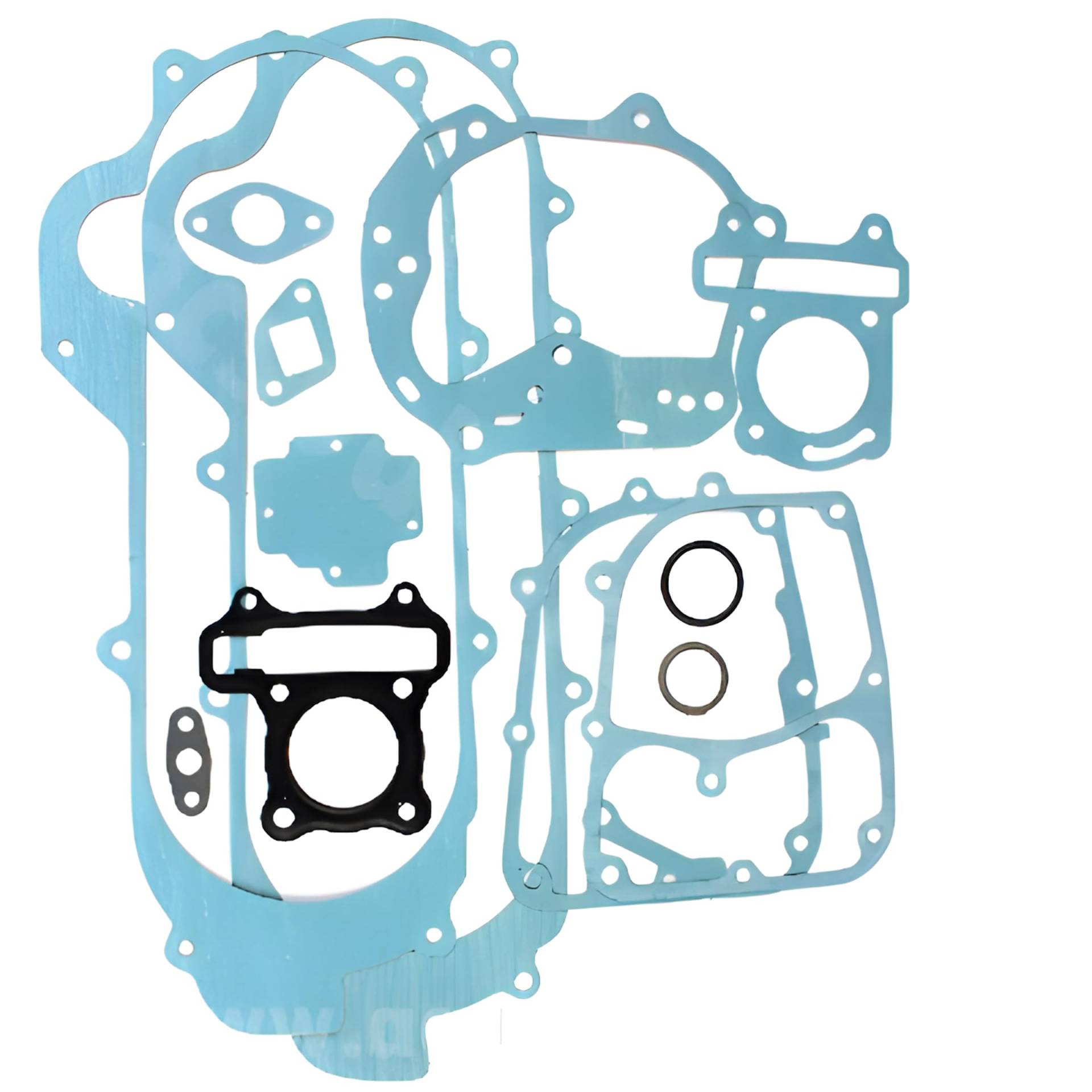 Motordichtung TNT Zylinderdichtungen Dichtungssatz, 13-teilig für Kymco Agility R10 R12 R16 Plus Vitality 50 ccm Bj. 2006-2012 von MXT