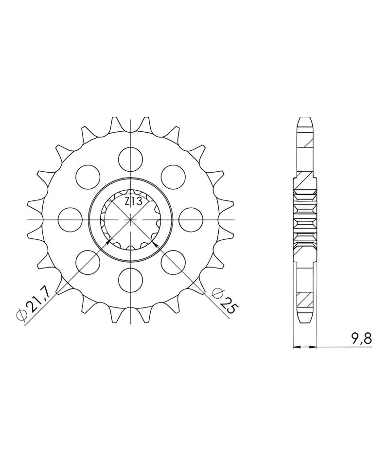 Ritzel Supersprox 428 20Z von MXT