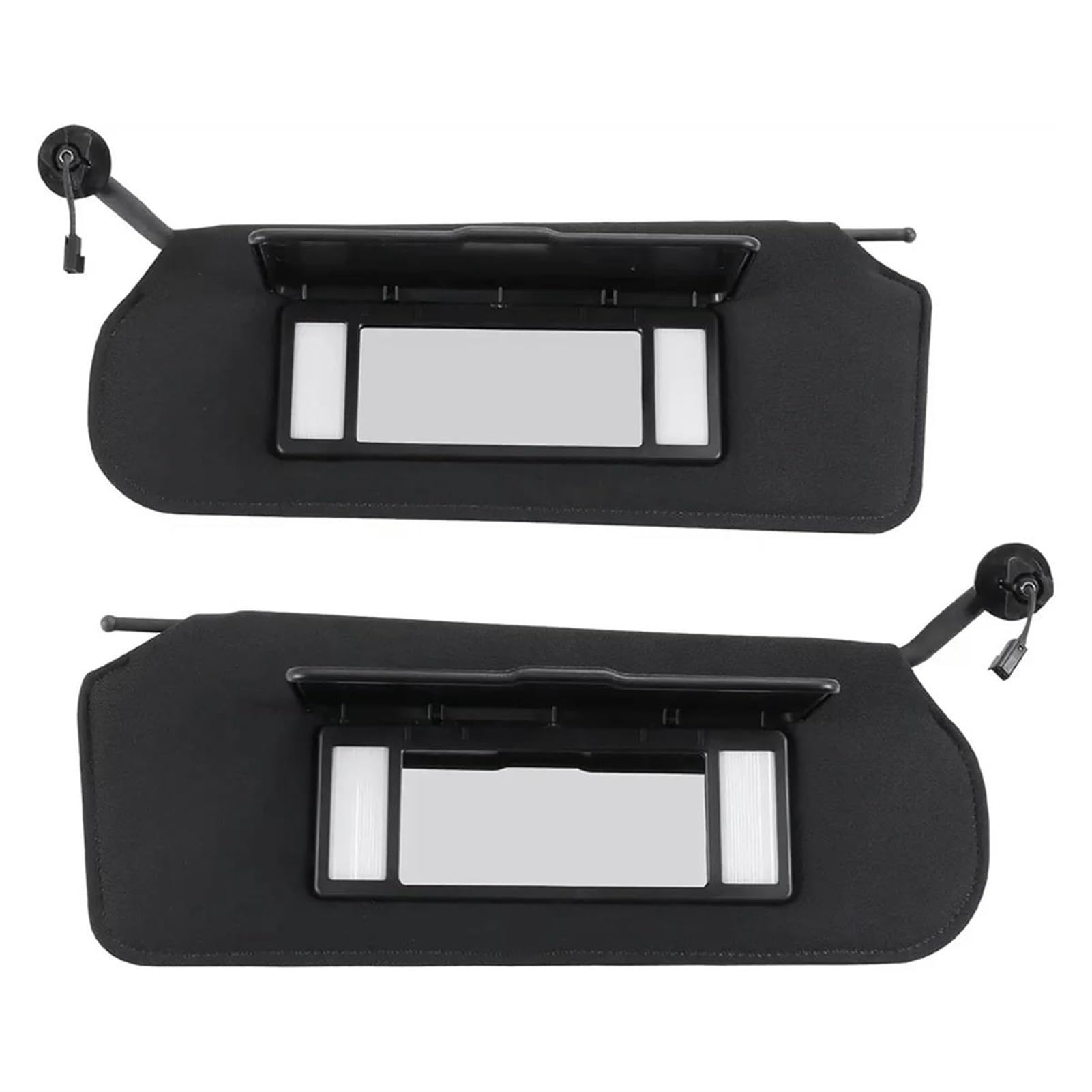 Für Chevrolet Corvette C5 1997-2004 Sonnenblenden Eitelkeit Spiegel Paar Auto Sonnenblenden Shades Licht 10442033 10442034(Pair) von MXYDDP