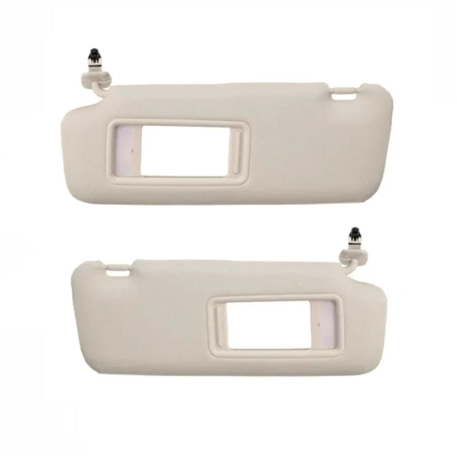 Für Mazda CX9 2010-2015 TDY1-69-320 Sonnenschutz Mit Licht Auto Sonnenblende Links Rechts Seite Fahrerseite Beifahrerseite Sonnenblende Schatten(Beige,Pair) von MXYDDP