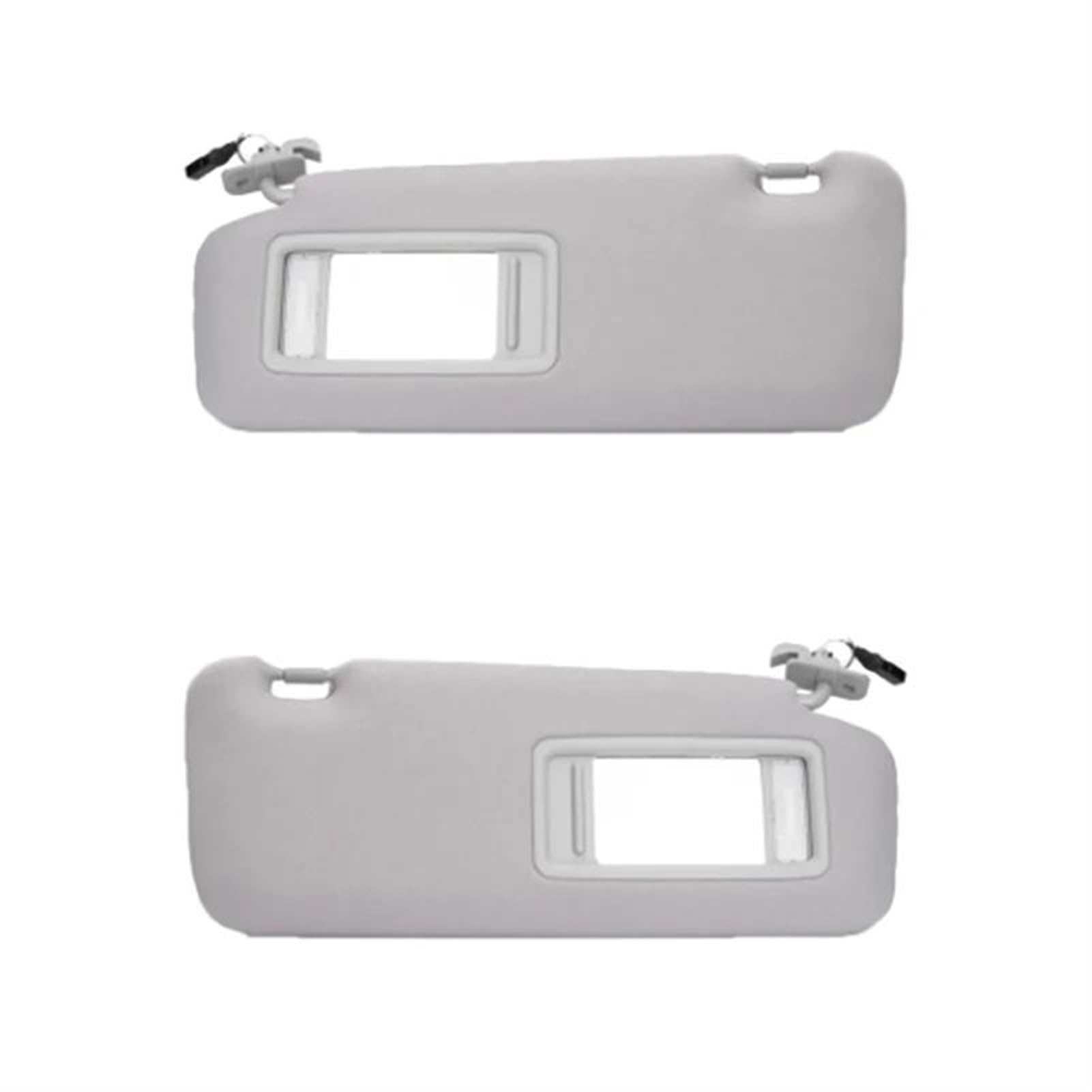 Für Mazda CX9 2010-2015 TDY1-69-320 Sonnenschutz Mit Licht Auto Sonnenblende Links Rechts Seite Fahrerseite Beifahrerseite Sonnenblende Schatten(Gray,Pair) von MXYDDP