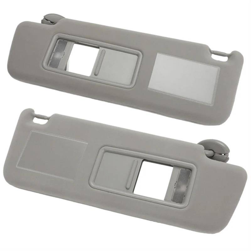 Für Toyota Land Cruiser J12 2002-2009 74310-6A020 Sonnenblende Sonnenschutzdach Sonnenschirm Sonnenblende Fahrer Beifahrerseite Sonnenblende Mit Lampe(Gray,Pair) von MXYDDP