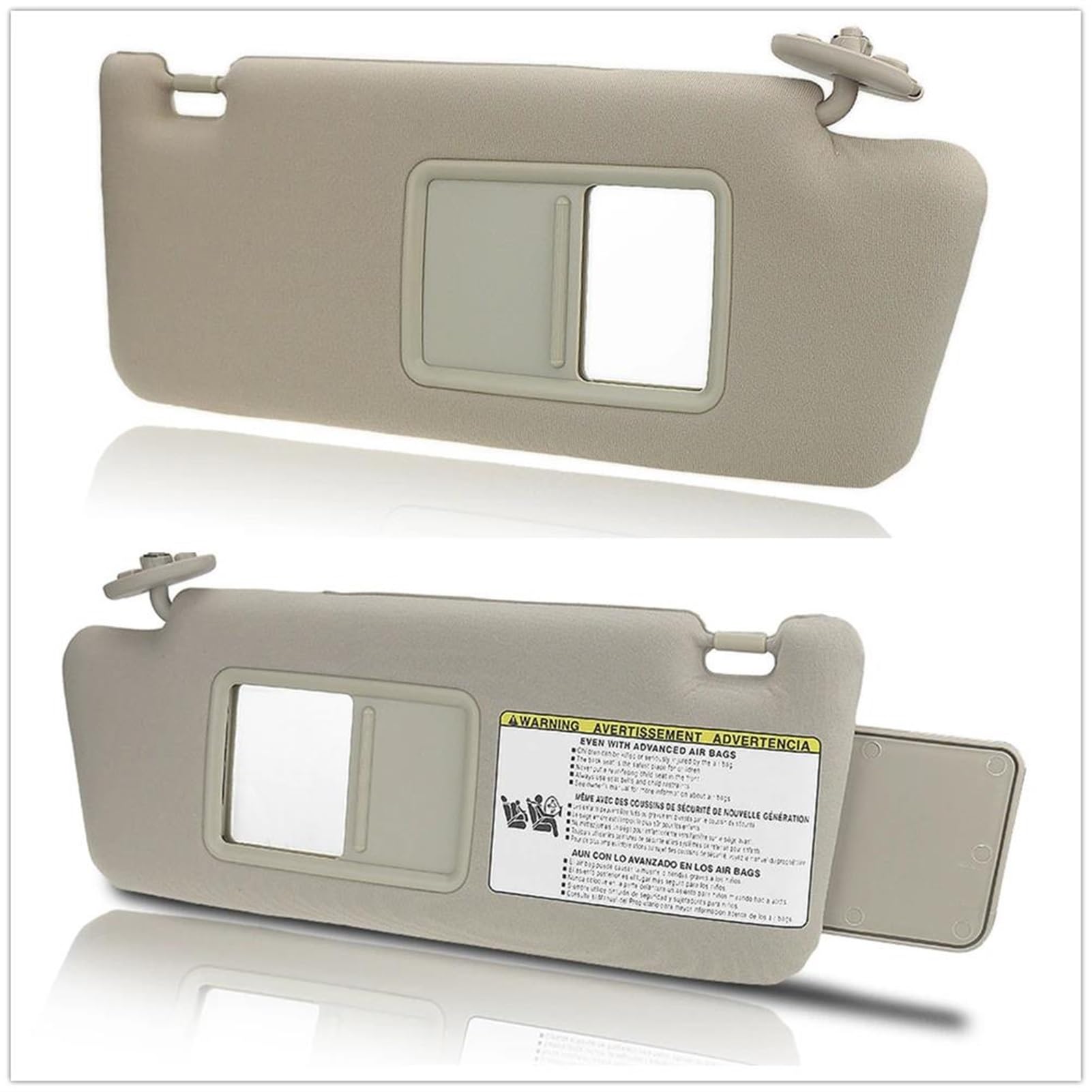 Für Toyota Tacoma 2005-2012 Sonnenblende LHD Links Rechts Seite Auto Frontscheibe Abdeckung Schild Schatten Sonnenblende Kein Licht(Pair) von MXYDDP