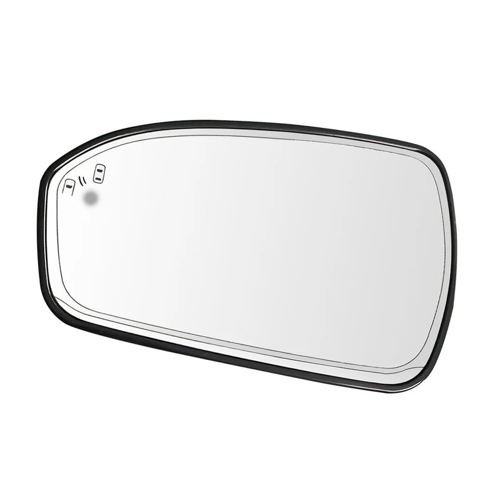 Auto Spiegelglas DS7Z17K707H DS7Z17K707C Für Fusion 2013-2021 Links/Rechts Auto Seite Erhitzt Spiegel Glas Rückspiegel Objektiv Mit Toten Winkel Ersatzspiegelglas(1pcs Right Passenger Side) von MYAAEPYMKK