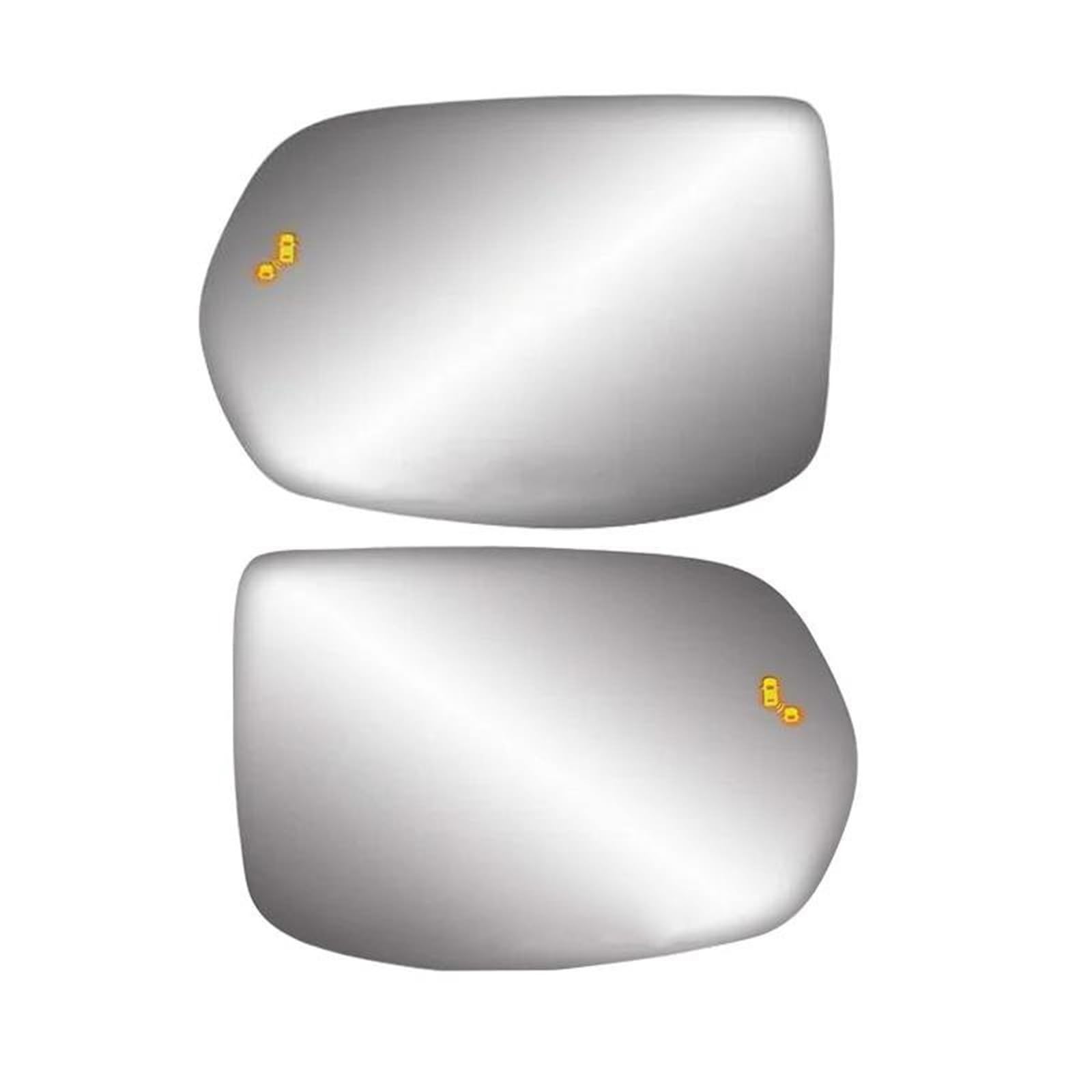 Auto Spiegelglas Für CRV USA Version 2017-2022 Für CR-V 1 Paar 2PCS Seite Rückspiegel Blau Glas Objektiv OEM Blind Spot Licht BSA Ersatzspiegelglas(1 pair white) von MYAAEPYMKK