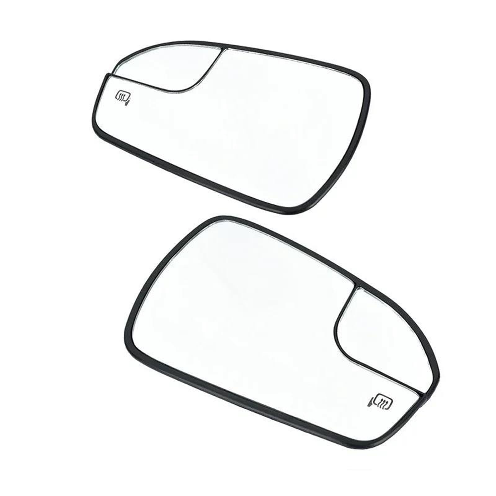 Auto Spiegelglas Für Fusion 2013-2020 DS7Z17K707F DS7Z 17K707 Auto Rückansicht Seite Erhitzt Spiegel Klar Glas Rück Tür Flügel Spiegel Ersatzspiegelglas(1 Pair) von MYAAEPYMKK