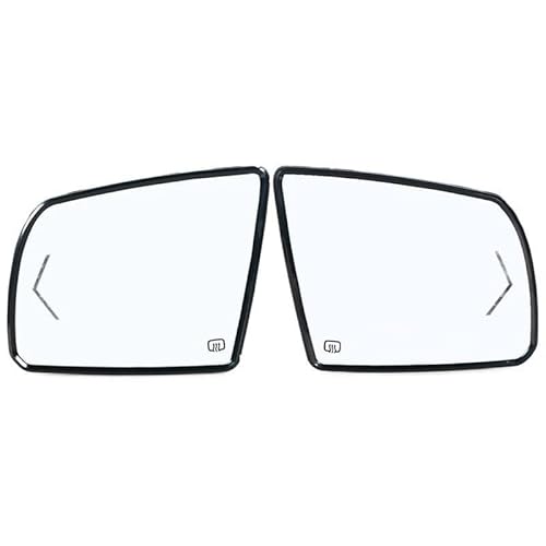 Auto Spiegelglas Für Tundra 2007-2020 Für Sequoia 2008-2017 Objektiv Mit Heizung Auto Seite Rückspiegel Objektiv Zubehör Ersatzspiegelglas(1pair) von MYAAEPYMKK