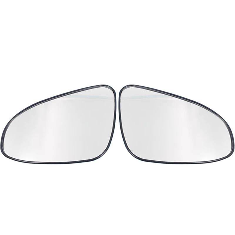 Auto Spiegelglas Für Vitz 2012–2019 Auto-Rückspiegelglas Außentür-Seitenlinse Mit Heizung Ersatzspiegelglas(White,Pair) von MYAAEPYMKK