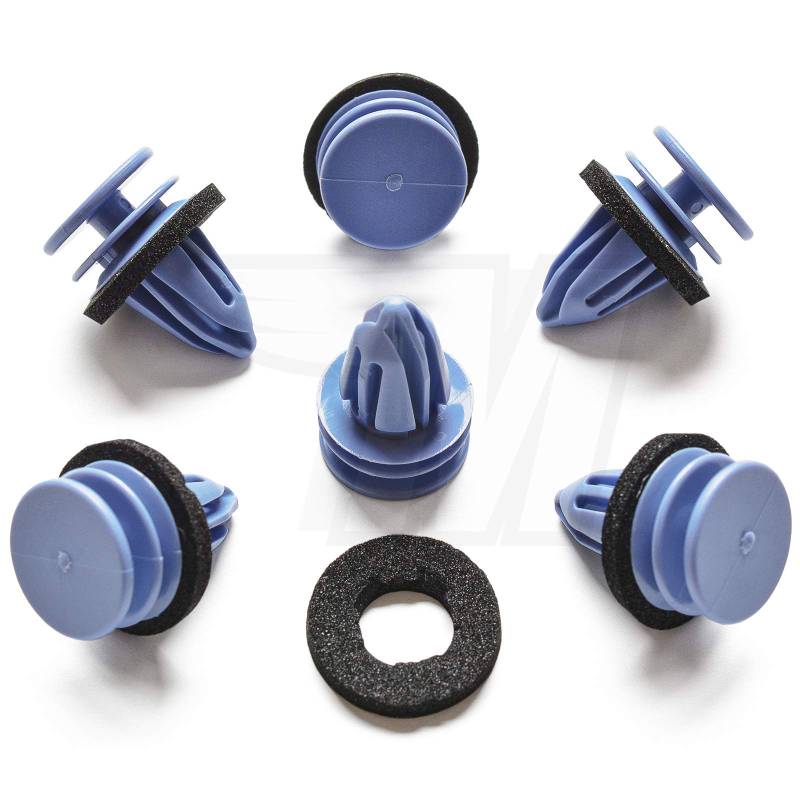 MYBA-S 10x Blaue Clips für Mercedes-Benz GLA W156 W176 W242 W246 | A0019915798 von MYBA-S