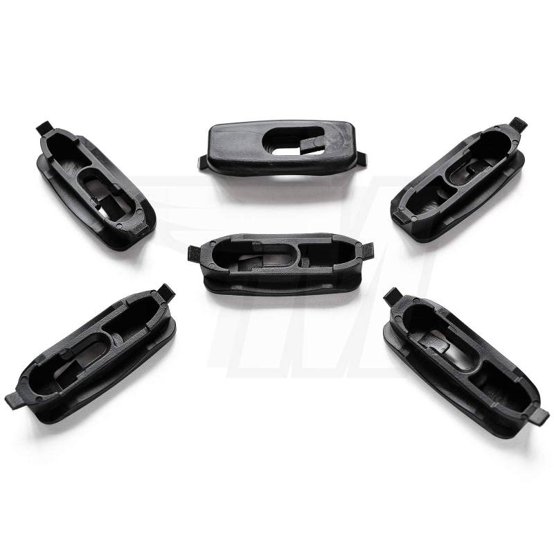 20x Dach Zierleisten Clips in Schwarz | 8L0853909 von MYBA-S