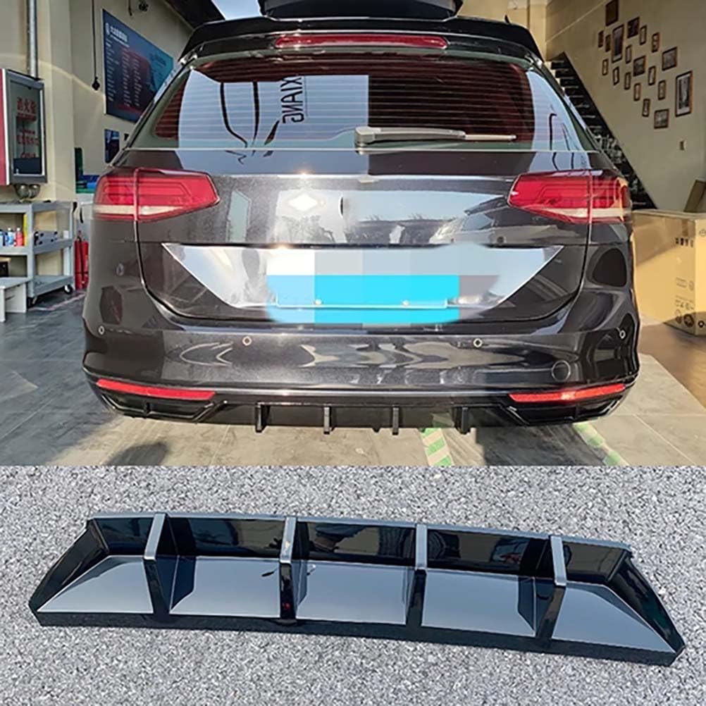 ABS Auto Stoßstange Body Kit Hinten Lip Diffusor Auto Zubehör für VW Passat B8 Variant Volant 2015 2016 2017 2018 2019 Standard Edition von MYMOMS