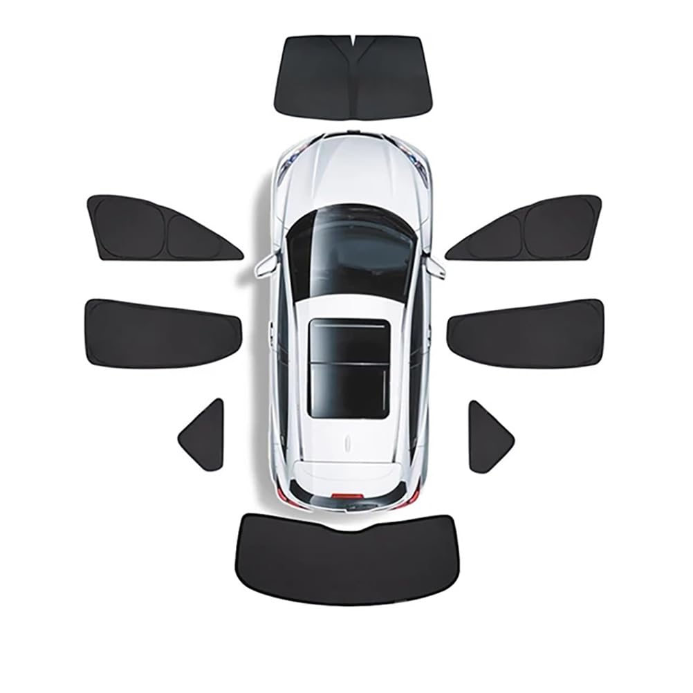 Auto-Sonnenschutz für VW Passat B6 Wagon Variant 2005-2010, Seitenfenster-Sonnenschutz, Sichtschutz, Sonnenschutz, Windschutzscheiben-Isolierung + reflektierende Schicht,8pcs-Wholecar von MYMOMS