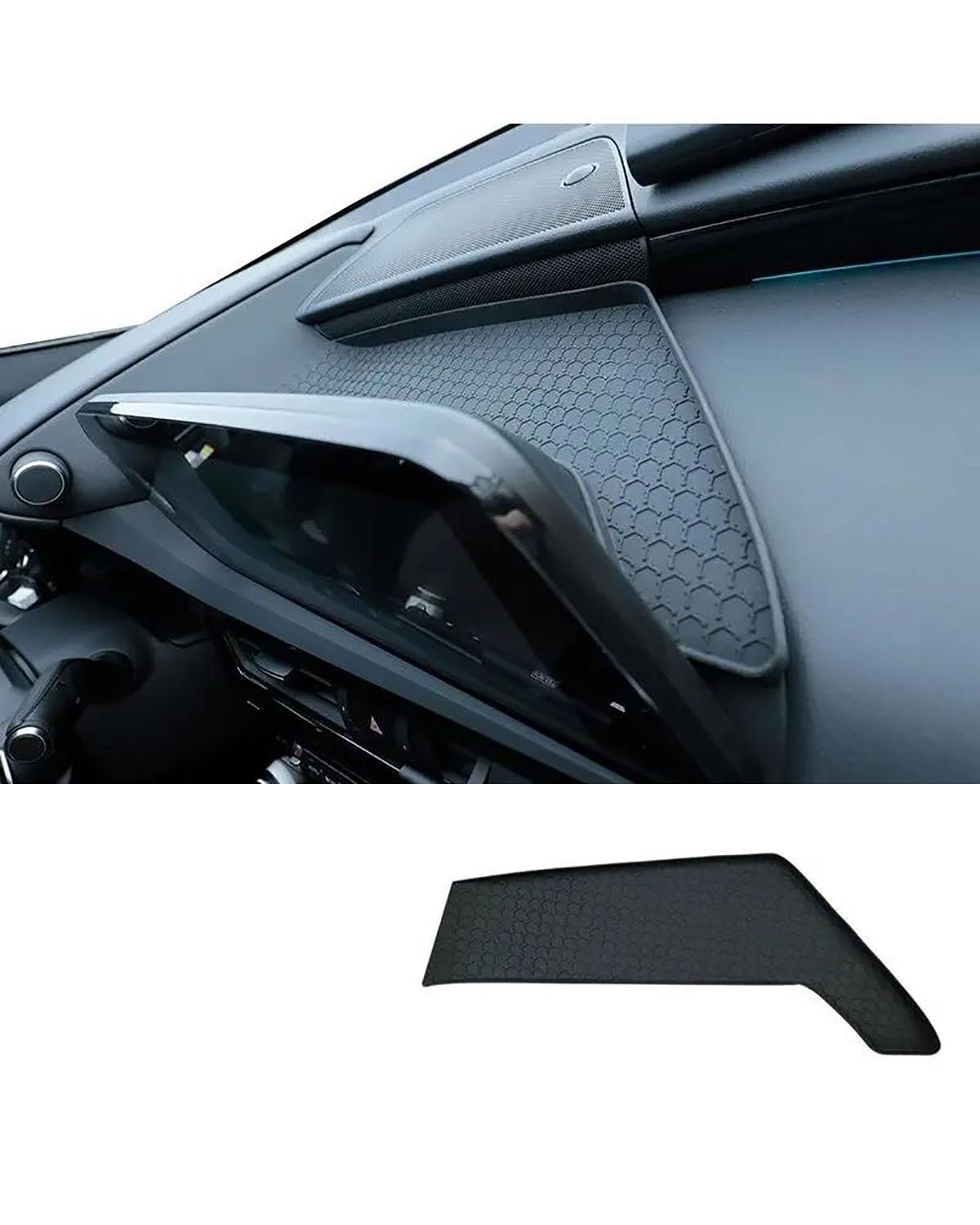 Antirutschmatte für Armaturenbrett 1 Pcs Auto Dashboard Anti-Rutsch-matte Silikon Pad Für Lexus ES18-22 UX19-22 NX18-21 Telefon Sonnenbrille Halter Auto Styling Innen Silikon Handy Anti Rutsch Pad(Bla von MYSSJS