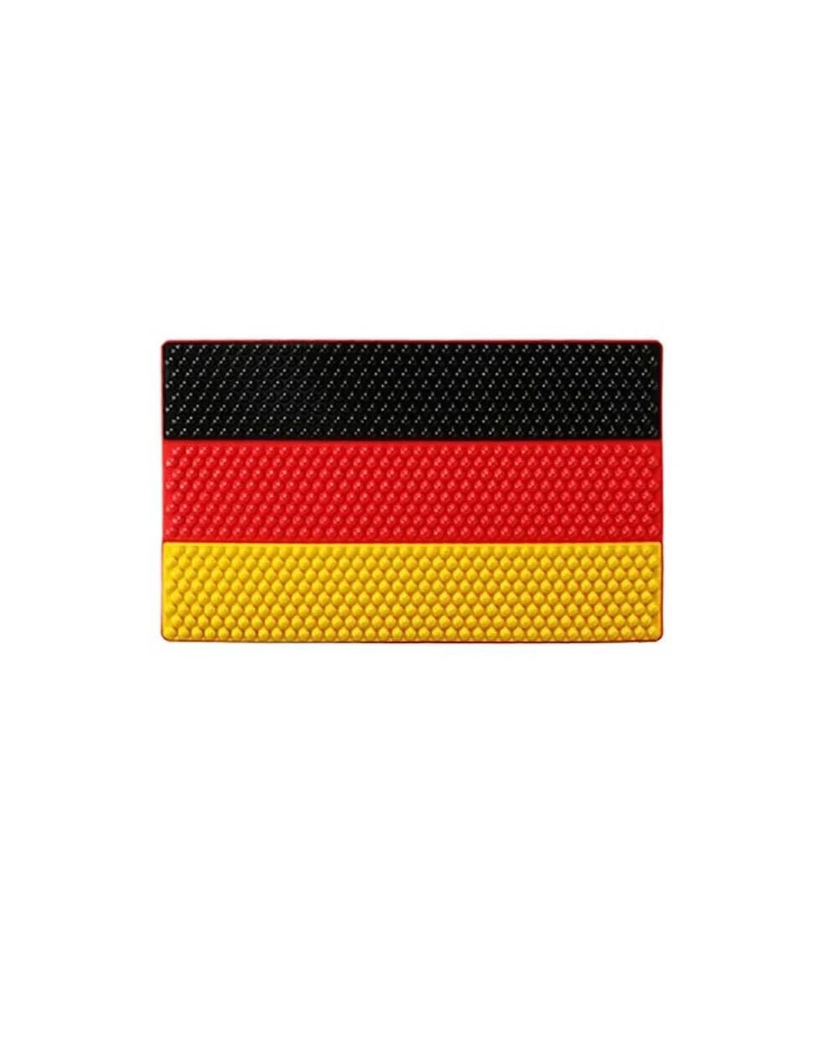 Antirutschmatte für Armaturenbrett Auto Ornament PVC China UK US Deutschland Flagge Anti-rutsch-matte Autos Dashboard Dekoration Sticky Pad Für Handy GPS Halter Silikon Handy Anti Rutsch Pad(Germany F von MYSSJS