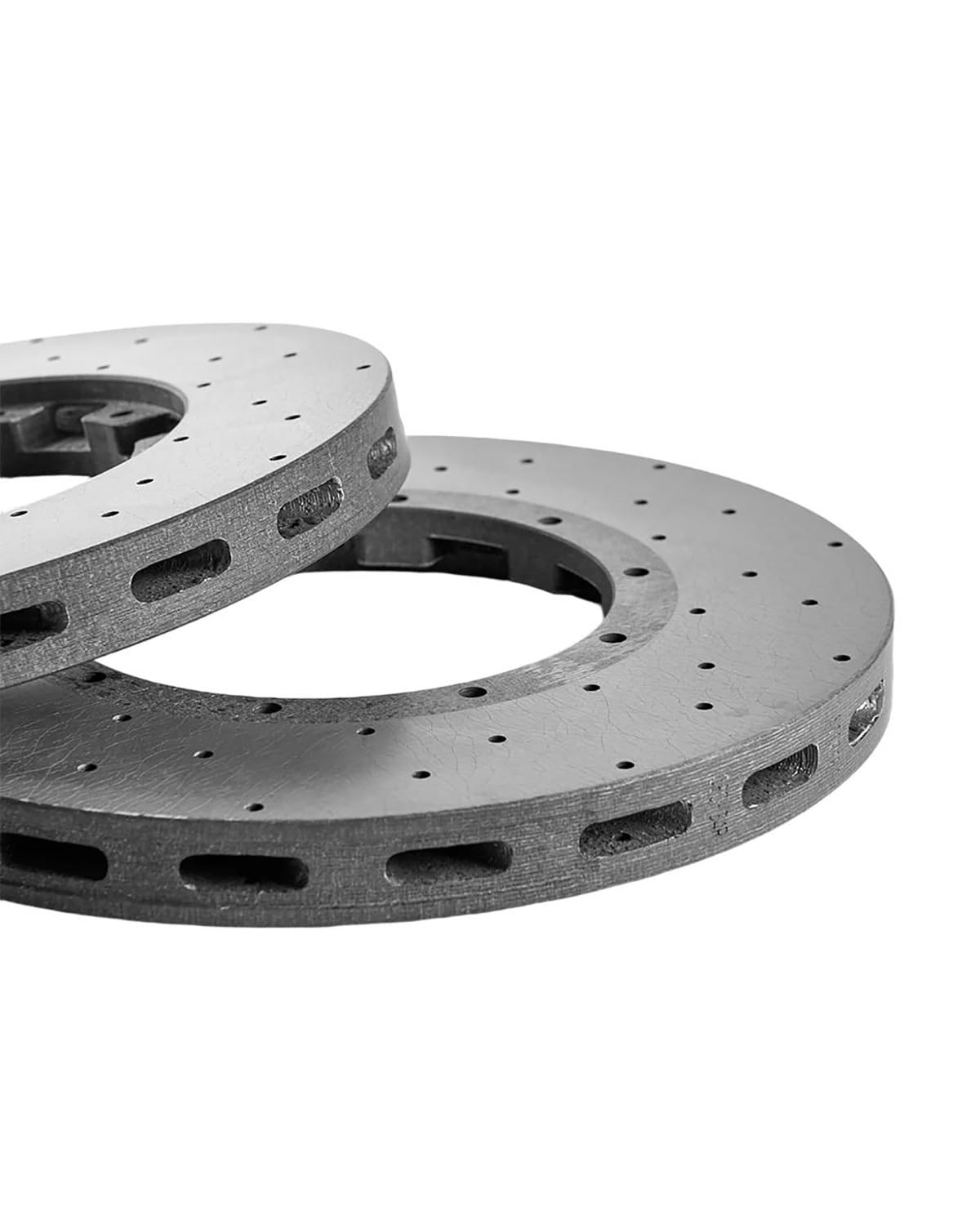 Bremsscheiben Vorne Für R8 Für V10 Performance Brake Kits Rennwagen-Bremsscheibe Carbon-Keramik-Scheibe Bremsscheiben Hinten(380 34mm) von MYSSJS