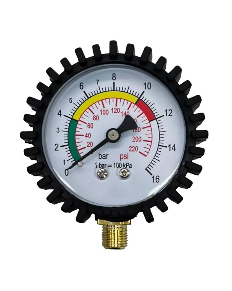 ReifendruckprüFer Für Auto Motorrad LKW Fahrrad Zifferblatt Meter Auto Auto Reifen Reifen Manometer ReifenfüLler von MYSSJS