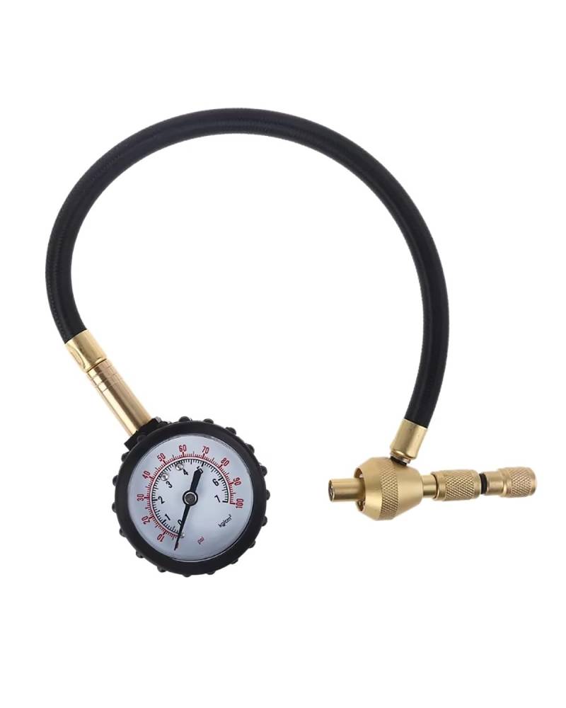 ReifendruckprüFer Für Rapid Air Down Tire Deflator Manometer 100Psi Für Auto LKW Motorrad ReifenfüLler von MYSSJS