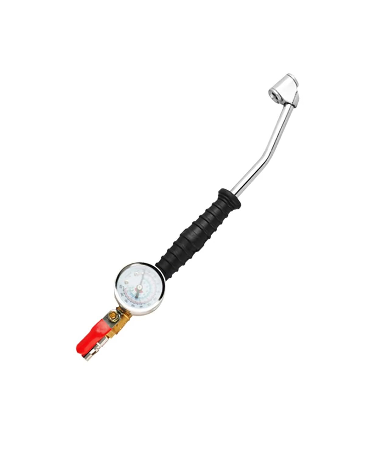 ReifendruckprüFer Universal Reifen Inflator Stange Für Auto LKW Fahrzeuge Mit Reifen Manometer Auto Reifen Manometro Reifen Reparatur Werkzeuge 0-15Bar 220Psi ReifenfüLler(A for Cars) von MYSSJS