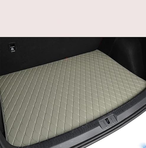 Auto Kofferraummatte wasserdichte Custom Diamond Leder Kofferraummatte Für DS Alle Modelle Für DS-5 DS-6 DS-5LS Autozubehör Schutzmatten(Grey) von MYVPRO