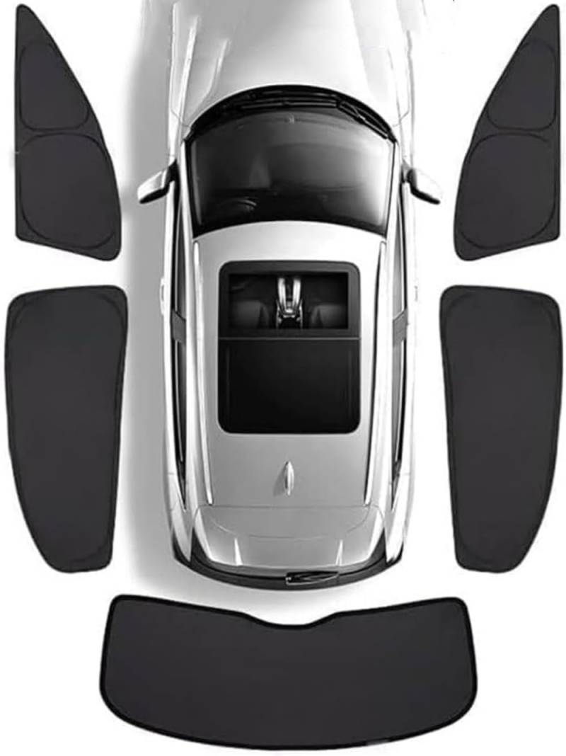 für Citroen C4 Picasso 7 Seats 2016-2023 Frontscheibenabdeckung Auto Faltbarer Sonnenschutz, 5-piece set von MYYBF