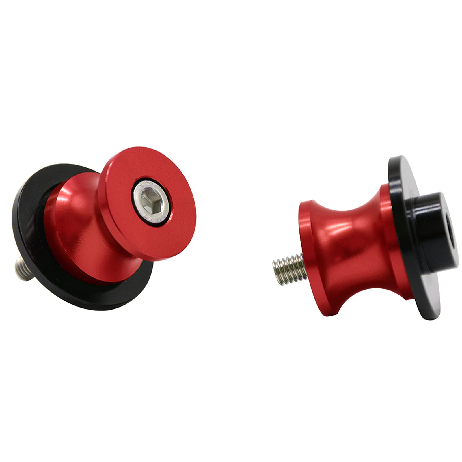 M8 CNC Aluminium Ständeraufnahme Bobbins Montageständer für Z800 2013 2014 2015 2016 2017 2018-Rot von MZ-STORE