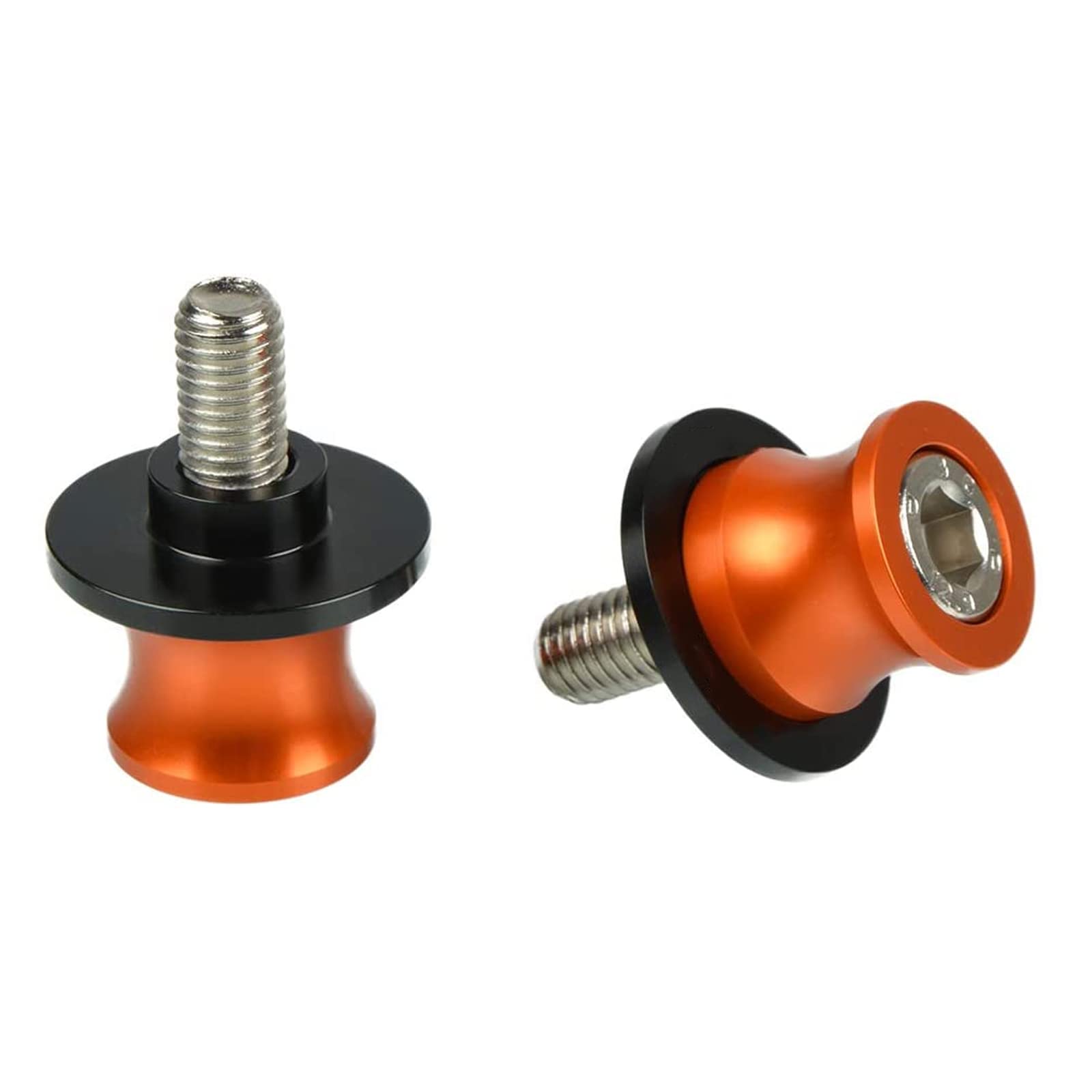 Universal CNC Aluminium Ständeraufnahme M10 Bobbins Montageständer für Duke 125 200 2012-2015 Duke 390 2013-2015(Orange) von MZ-STORE