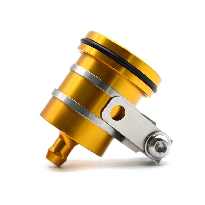 Universal Motorrad Bremsflüssigkeitsbehälter Öl Tasse für CB400 CBR600RR CBR1000RR CB650F CB1000R BN600 BN302 TNT300 TNT600 (Gold) von MZ-STORE