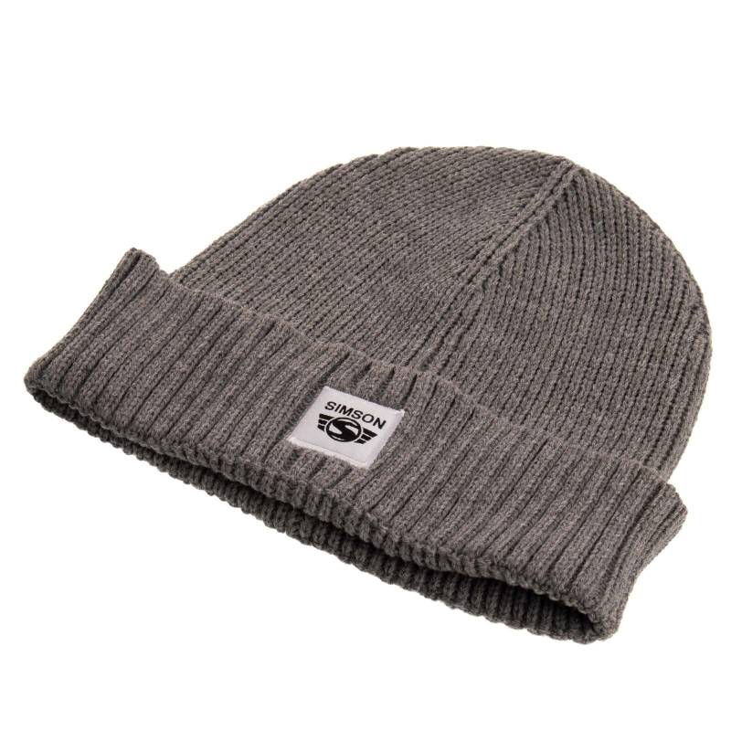 Beanie"SIMSON" - Wintermütze, Farbe: Grau von MZA