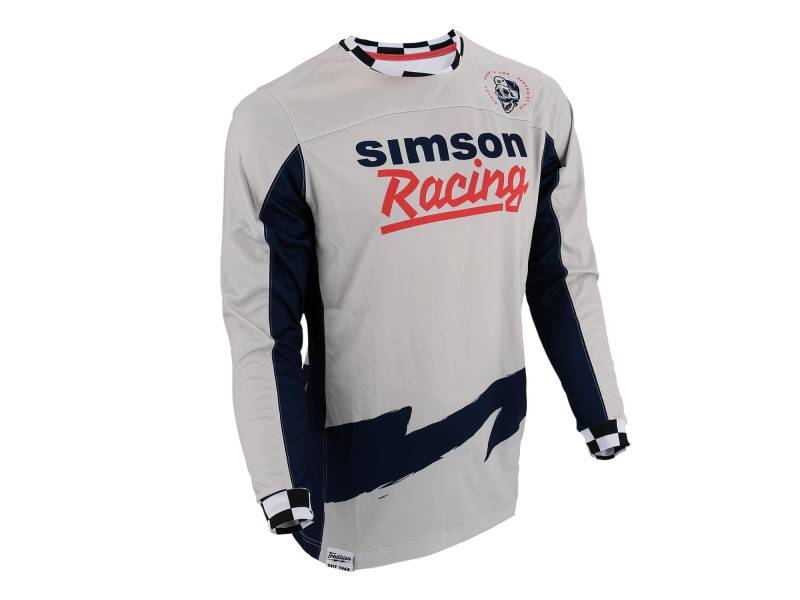 Crossshirt Motiv: SIMSON Racing, Farbe: Weiß, Größe: S von MZA