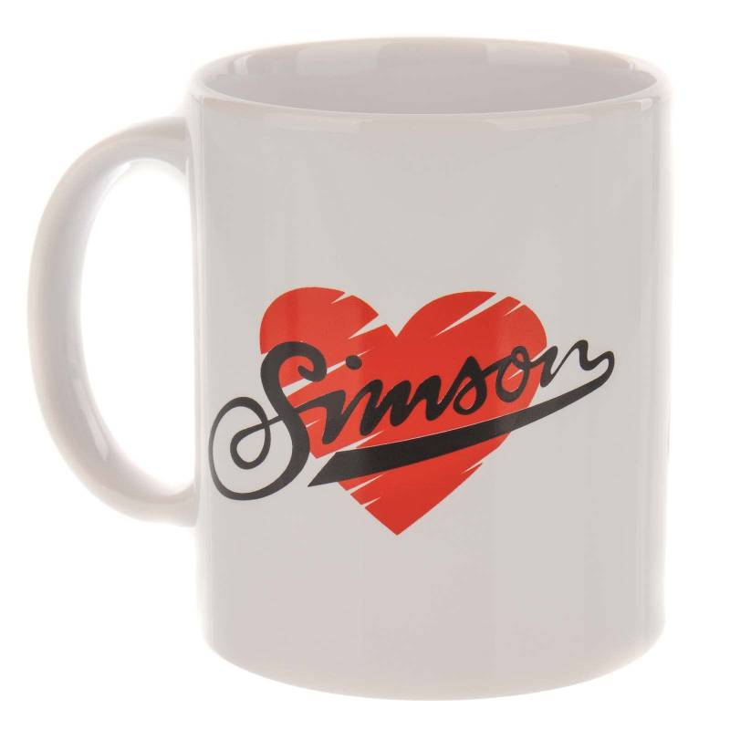 MZA Tasse""I love SIMSON"" Weiß von MZA