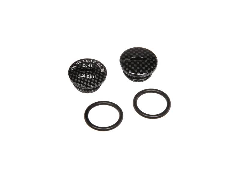 SET Verschlußschraube - Alu carbon mit O-Ringen S51, S53, S70, SR50, SR80, KR51/2 von MZA