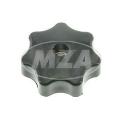 Sterngriffmutter M6 - schwarz - f. Motorabdeckung u. Haube SR50, SR80, KR50, KR51, alle SR4-Typen - ohne Druckscheibe (MZA 10447) von MZA