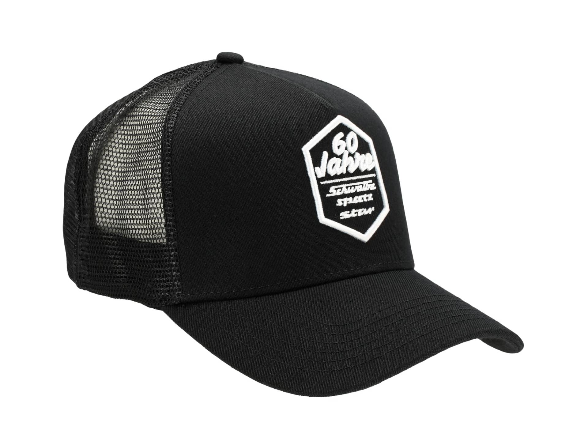 Truckercap Motiv: "60 Jahre", Farbe: Schwarz von MZA