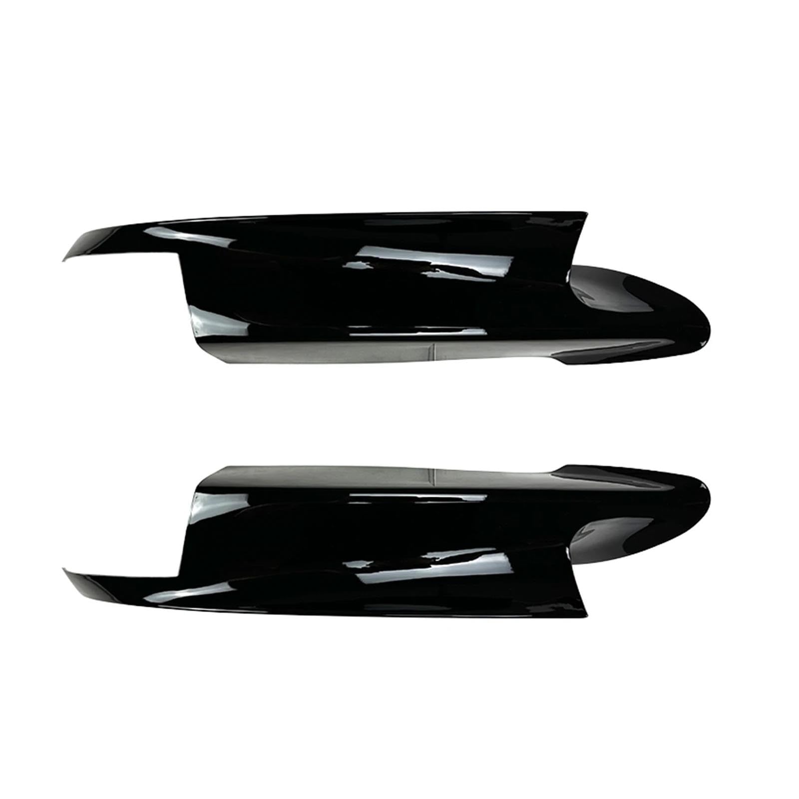 MZEER Für B&MW E90 E91 E92 E93 M3 2007 2008 2009 2010 2011 2012 2013 Frontstoßstange Seitenspoiler Eckabdeckung Untere Splitterplattenlippe Auto-Frontspoiler(Glossy Black) von MZEER