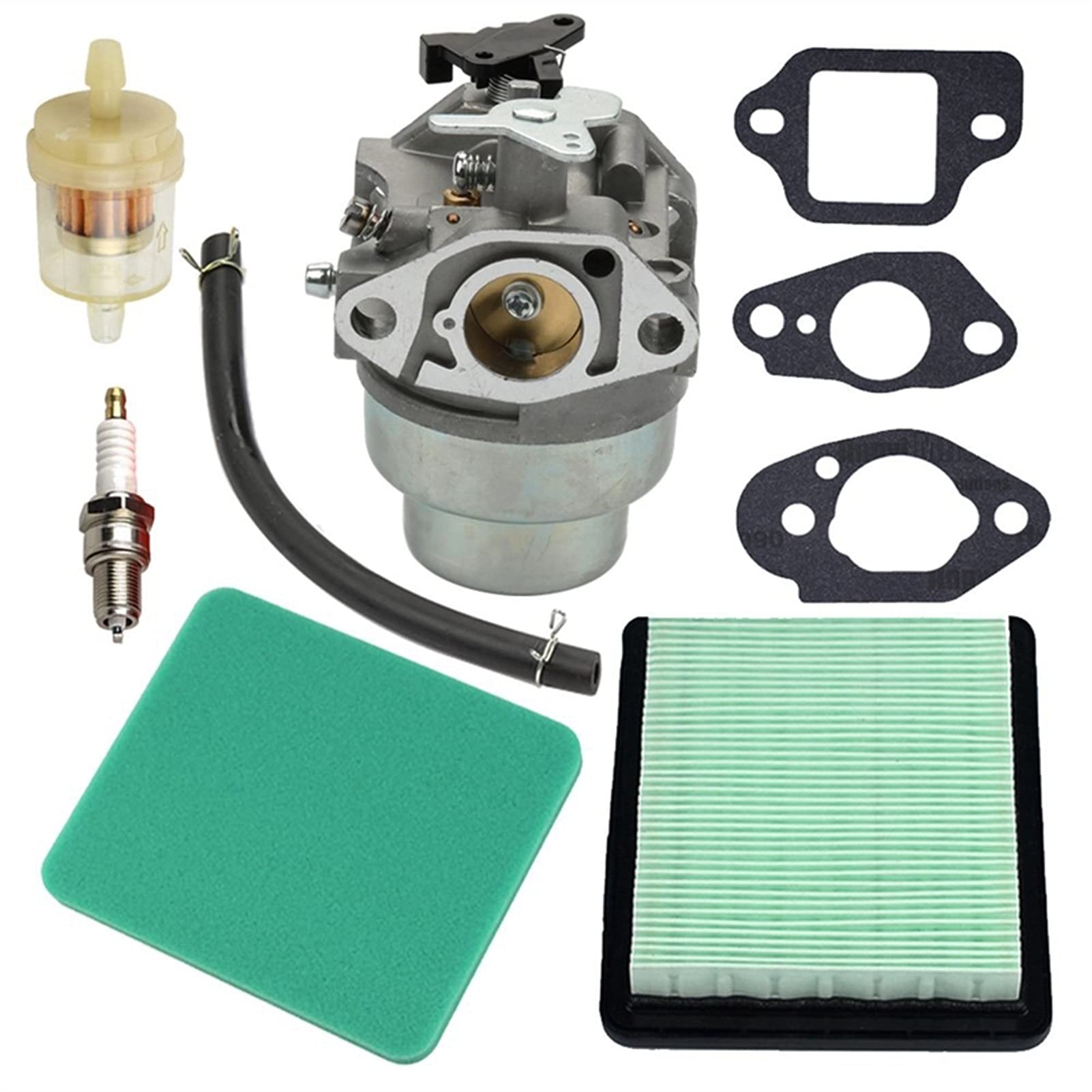 MZEER Vergaser Kit Luftfilter für GCV160A GCV160LA GCV160LE Motor HRB216 HRR216 HRS216 HRT216 HRZ216 Rasenmäher Vergaser Vergaser Vergaser von MZEER