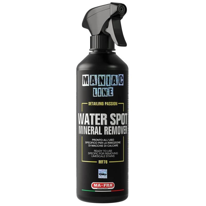 Mafra, Maniac Car Detailing Line, Water Spot Mineral Remover, Gebrauchsfertiger Dekontaminator speziell zur Entfernung von Kalk- und Oxidationsflecken, 500 ml von MANIAC LINE MAFRA