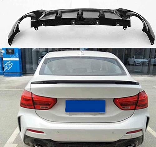 Auto Heckstoßstange für BMW 1 Series Sedan F52 2019+,Universal Rear Bumper Lip Diffuser Wing Lip Diffuser Trim Styling Accessories von MaZHIYIn