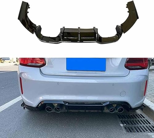 Auto Heckstoßstange für BMW M2 / F87 2020-2023,Universal Rear Bumper Lip Diffuser Wing Lip Diffuser Trim Styling Accessories von MaZHIYIn