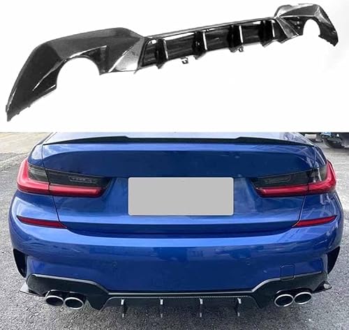 Auto Heckstoßstange für BMW New 3 Series G20 G28 2020-2022,Universal Rear Bumper Lip Diffuser Wing Lip Diffuser Trim Styling Accessories von MaZHIYIn