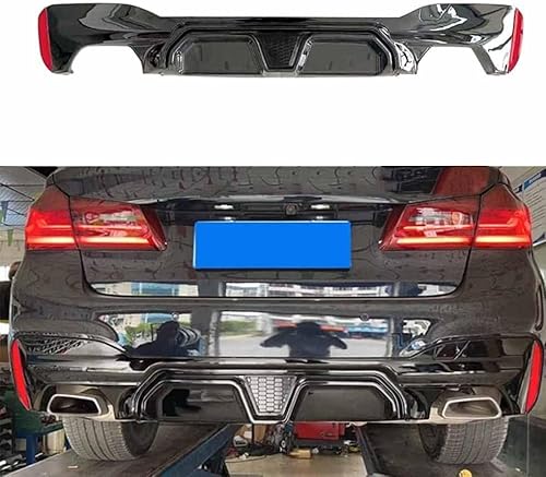 Auto Heckstoßstange für BMW New 5 Series G30 G38 2018+,Universal Rear Bumper Lip Diffuser Wing Lip Diffuser Trim Styling Accessories von MaZHIYIn