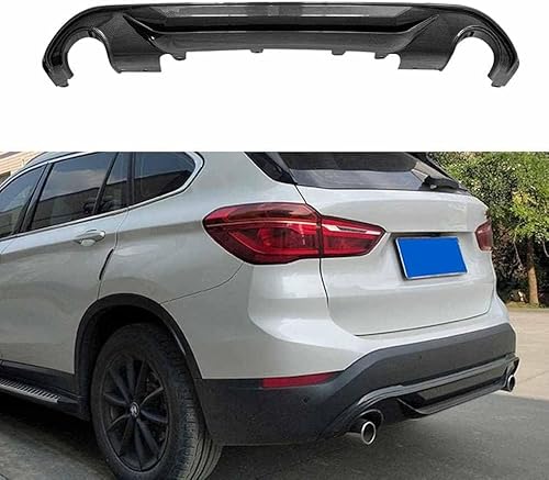 Auto Heckstoßstange für BMW New X1/F48/F49 2016+,Universal Rear Bumper Lip Diffuser Wing Lip Diffuser Trim Styling Accessories von MaZHIYIn