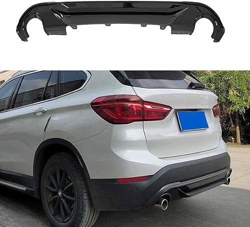 Auto Heckstoßstange für BMW New X1/F48/F49 2016+,Universal Rear Bumper Lip Diffuser Wing Lip Diffuser Trim Styling Accessories von MaZHIYIn