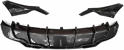 Auto Heckstoßstange für Tesla Model 3 2019-2023,Universal Rear Bumper Lip Diffuser Wing Lip Diffuser Trim Styling Accessories von MaZHIYIn