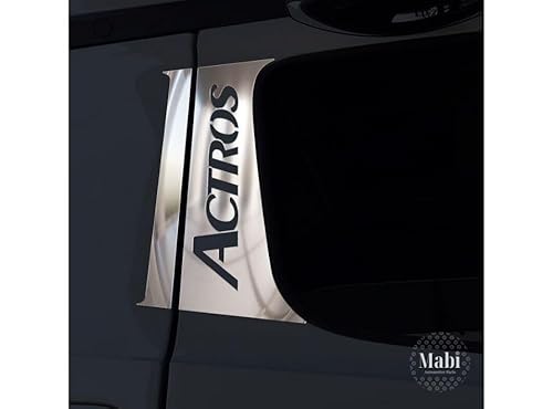 Für Mercedes Actros MP4 MP5 Türsäule Chrom Edelstahl Stell 4 Stück von Mabi Automotive Parts