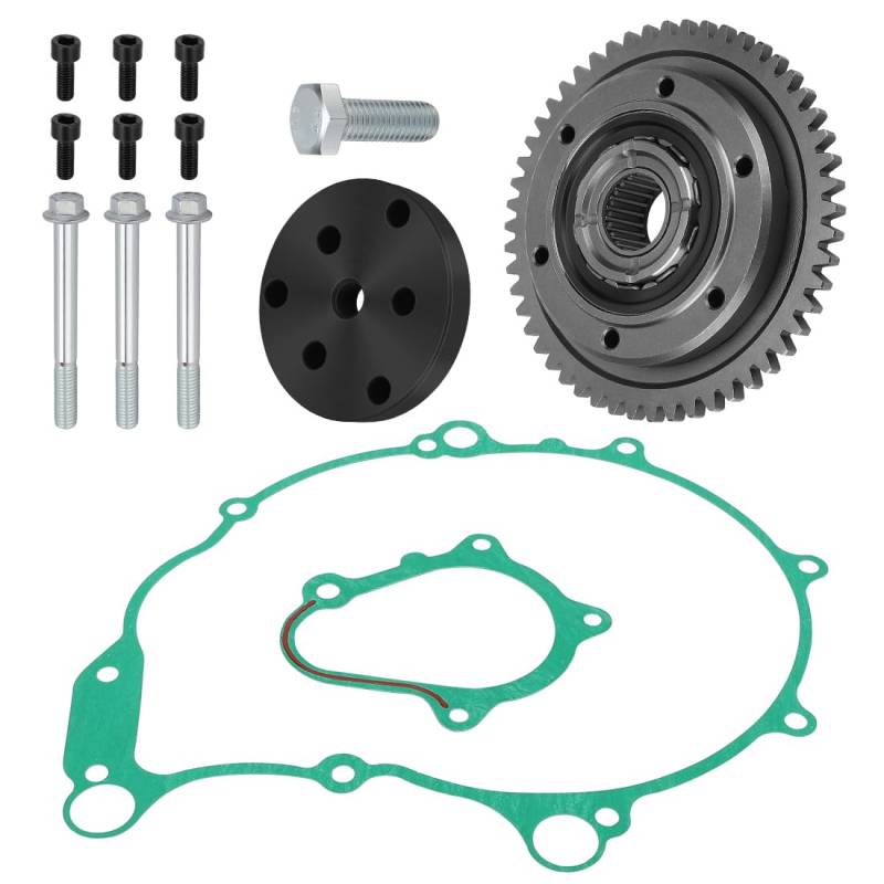 Mabutingti Starter Startkupplung Einwegzahnräder Lager Dichtung Schwungradabzieher Kit passend für 2001 2002 2003 Yama-ha Raptor 660 YFM660R von Mabutingti