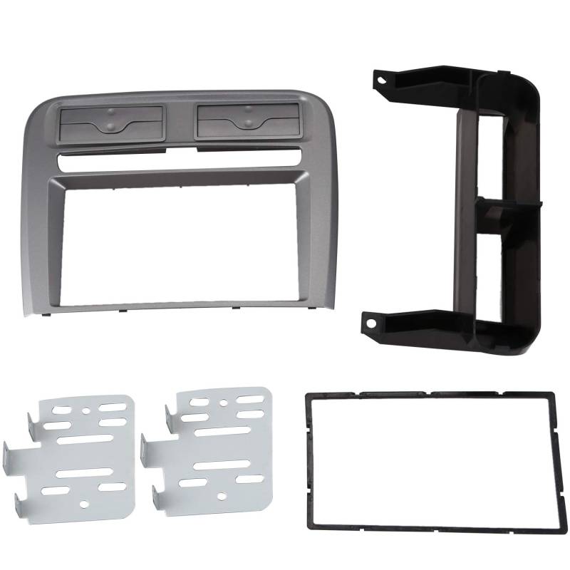 Macejczyk 2 Din Auto Radio Fascia Passen für Grand Punto 2005-2009 des Linken Rad Armaturen Bretts Einbau Rahmen Rahmen Stereo Kit von Macejczyk