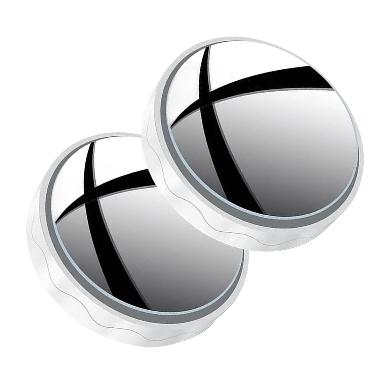 Maciun Blindglas – Saugnapf, konvexes Rückblickglas, 360°-Weitwinkel-Rückfahr-Hilfs-Rollo für Autos, SUVs und LKWs von Maciun